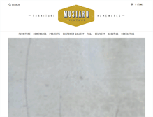 Tablet Screenshot of mustardvintage.com